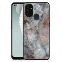 OnePlus Nord N100 Marmeren Print Telefoonhoesje Marmer Grijs - thumbnail