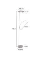 Steinhauer LeeslampZenith LED chroom - 7860ST - thumbnail