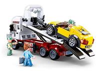 Sluban Auto Ambulance bouwstenen set - thumbnail
