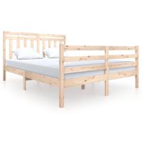 Bedframe massief hout 150x200 cm - thumbnail