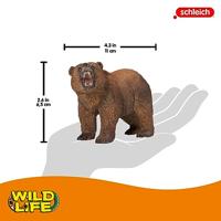 Schleich Wild Life grizzlybeer mannetje 14685 - thumbnail