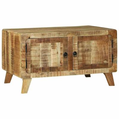 Salontafel Bruin 80 x 54 x 45 cm Massief ruw mangohout