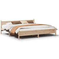 Bedframe zonder matras massief grenenhout 180x200 cm - thumbnail