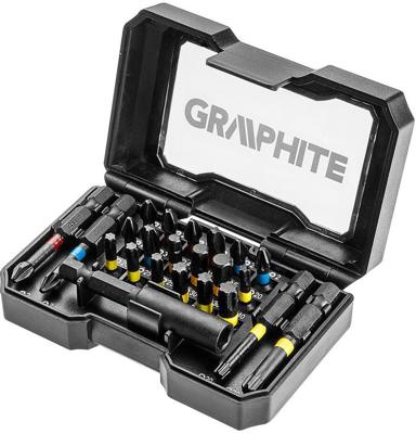 Graphite Bitset 23-delig in opbergbox - 6480224 Graphite Bitset 23-delig in opbergbox - 6480224
