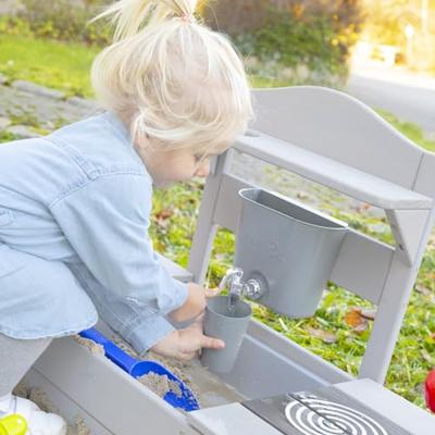 roba Houten speelgoed keuken om op te hangen (85x35x65, Grijs) roba Houten speelgoed keuken om op te hangen (85x35x65, Grijs)