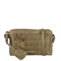 Burkely Croco Caia Minibag cactus green  Damestas - thumbnail