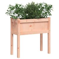Plantenbak met poten 70x31x70 cm massief douglashout - thumbnail