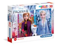 Clementoni legpuzzel super color frozen ii, 30st. - thumbnail