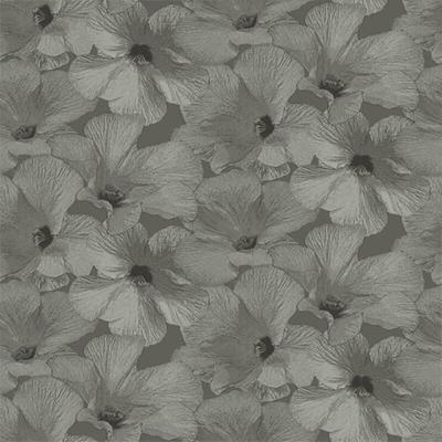 Dutch Wallcoverings Behang Annuell Hibiscus Bruin 11004