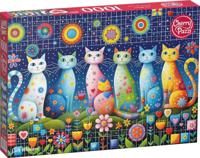 Cute Whiskers Puzzel 1000 Stukjes - thumbnail