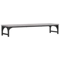 VidaXL Monitorstandaard 85x23x15,5 cm bewerkt hout grijs sonoma eiken - thumbnail