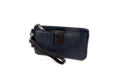 Micmacbags Portemonnee / Clutch Highland Park Navy Blauw