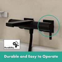 Hansgrohe Tecturis E ééngreeps badmengkraan opbouw, mat zwart - thumbnail