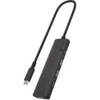 ICY BOX IB-HUB1437-CPD Bedraad USB 3.2 Gen 2 (3.1 Gen 2) Type-C Zwart - thumbnail