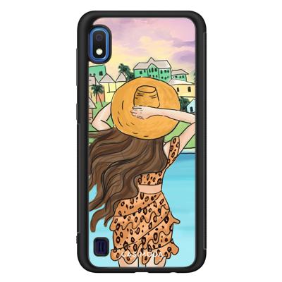 Samsung Galaxy A10 hoesje - Sunset girl