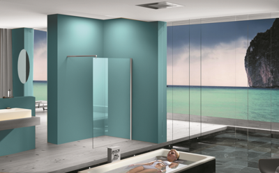 Xellanz Eco Inloopdouche + muurprofiel 600x2000, 8 mm Nano