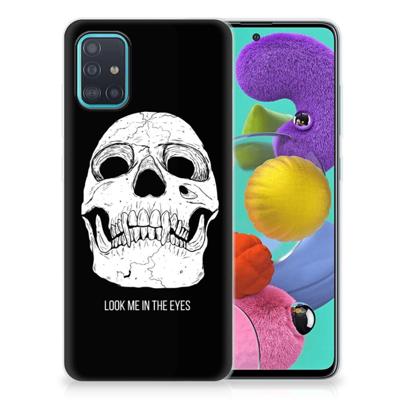 Silicone Back Case Samsung Galaxy A51 Skull Eyes Silicone Back Case Samsung Galaxy A51 Skull Eyes