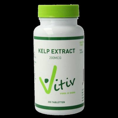 Vitiv Kelp extract 200mcg 200 Tabletten Vitiv Kelp extract 200mcg 200 Tabletten