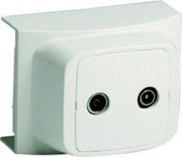 Enzo K40 RTV-antenne aansluitpunt wit - 4747255