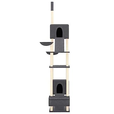 VidaXL Kattenmeubel vloer tot plafond 277-303 cm donkergrijs