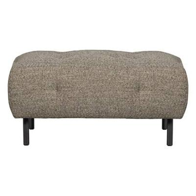 WOOOD Hocker 'Lloyd' Geweven stof, kleur Bruin Melange