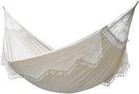 Vivere Braziliaanse effen 2-persoons hangmat (Kleur: grijs) - thumbnail