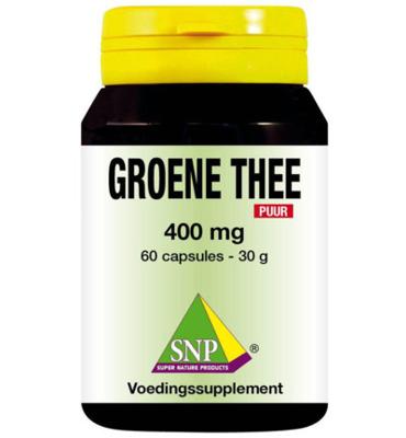 SNP Groene thee 400 mg puur 60 Vegetarische capsules