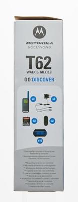 Motorola TALKABOUT T62 twee-weg radio 16 kanalen 12500 MHz Zwart, Blauw - thumbnail