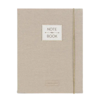 Pimpelmees Notitieboek A5 Mono Luxe Linnen Warm Nude - thumbnail