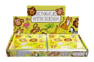 Duckiez Stickervel wilde dieren