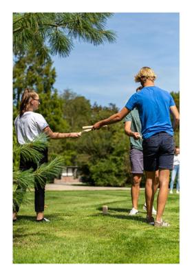 Outdoor Play Kubb Houten Werpspel FSC met Draagtas