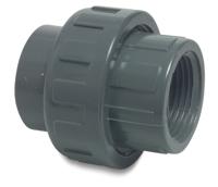 Aquaforte PVC Koppeling 75mm - Duurzame Lijm-Binnendraad Verbinder voor Vijverconstructie - thumbnail