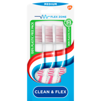 Aquafresh Clean & Flex Tandenborstel Medium - thumbnail