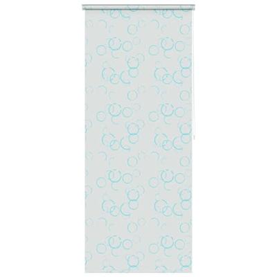 VidaXL Rolgordijn voor douche 100x240 cm bubbel