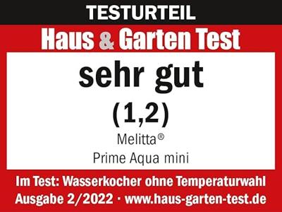 Melitta PRIME AQUA MINI Waterkoker Zilver
