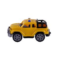 Cavallino trendy jeep geel, 22cm - thumbnail