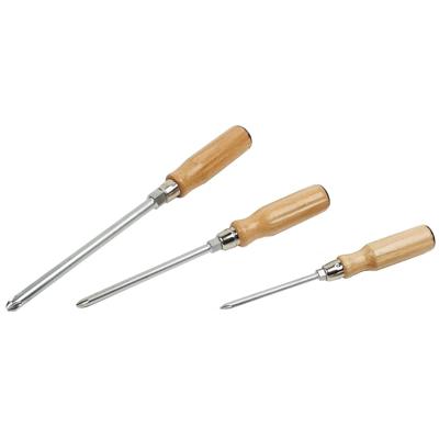 Brüder Mannesmann Schroevendraaier houten heft PH1x80 mm (Hobby) - 1123-1 Brüder Mannesmann Schroevendraaier houten heft PH1x80 mm (Hobby) - 1123-1