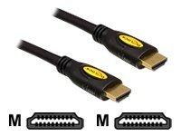 Delock 82584 Kabel High Speed HDMI met Ethernet - HDMI-A male > HDMI-A male 4K 1,0 m - thumbnail