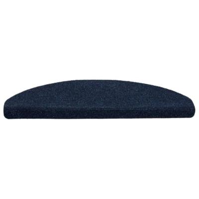 VidaXL Trapmatten zelfklevend 5 stuks 65x21x4 cm marineblauw halfrond groot VidaXL Trapmatten zelfklevend 5 stuks 65x21x4 cm marineblauw halfrond groot