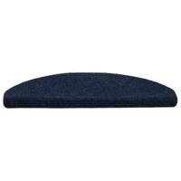 VidaXL Trapmatten zelfklevend 5 stuks 65x21x4 cm marineblauw halfrond groot - thumbnail
