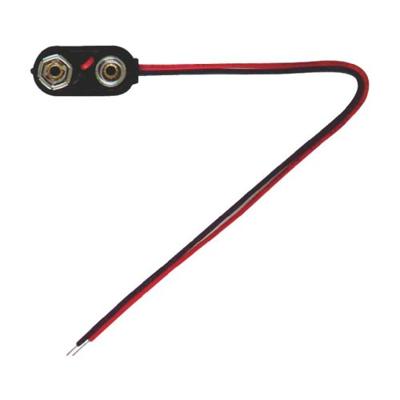 Beltrona 9V-I-Clip Batterijclip Aantal cellen: 1 9V (blok) Drukknopaansluiting (l x b x h) 26 x 13 x 8 mm - thumbnail
