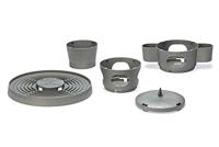 Beeztees snacktoren kip grijs 30x30x32,5cm kip - thumbnail