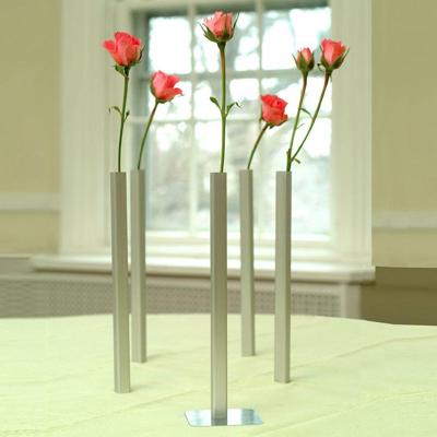 Peleg Design Magnetische vazen - zilver - set van 5 stuks Peleg Design Magnetische vazen - zilver - set van 5 stuks