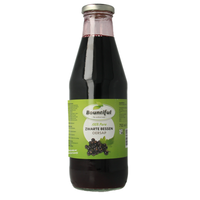 Bountiful Zwarte bessensap 750 Milliliter