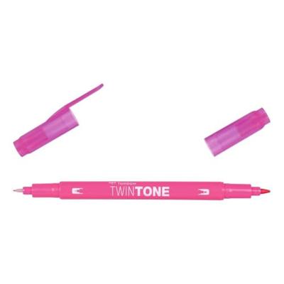 Tombow • twintone dual-tip brushpen pink