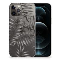 iPhone 12 Pro Max | TPU Case | Leaves Grey - thumbnail