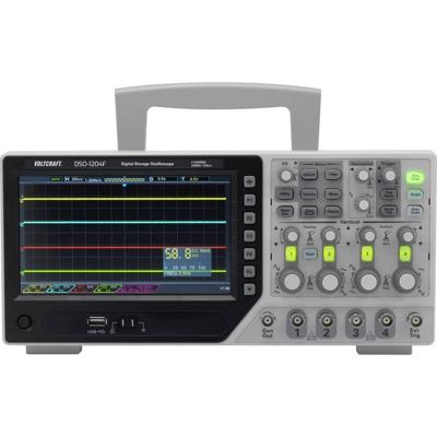 VOLTCRAFT DSO-1084F Digitale oscilloscoop 80 MHz 4-kanaals 1 GSa/s 64 kpts 8 Bit Digitaal geheugen (DSO), Functiegenerator 1 stuk(s) VOLTCRAFT DSO-1084F Digitale oscilloscoop 80 MHz 4-kanaals 1 GSa/s 64 kpts 8 Bit Digitaal geheugen (DSO), Functiegenerator 1 stuk(s)