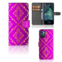 Wallet Case Nokia G11 | G21 Barok Roze - thumbnail