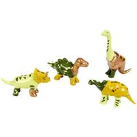 Magnetisch speelgoed - KLEIN - 4 grote dinosaurussen Grappige puzzel, 1+ - Stimuleert creativiteit en handvaardigheid! - thumbnail