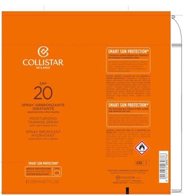 Collistar Moisturizing Tanning Spray SPF20 200ml Zonbescherming - thumbnail
